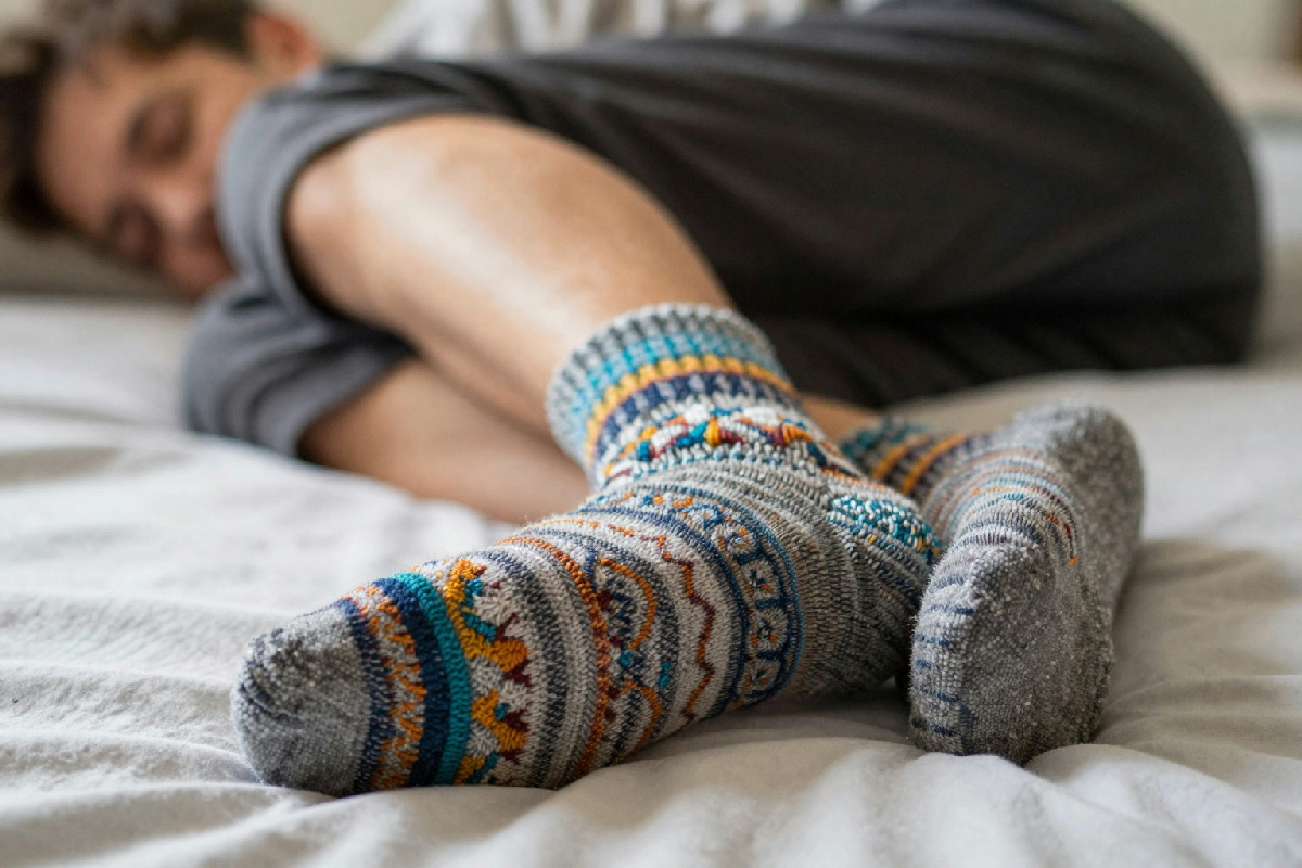 Dormire con i calzini: benefici e controindicazioni secondo la scienza